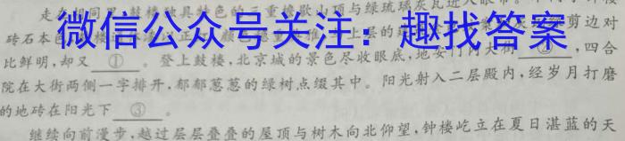 2023届全国普通高等学校招生统一考试 JY高三模拟卷(六)语文