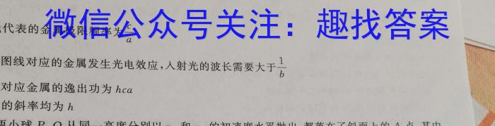 百师联盟2023届高三冲刺卷（一）新教材老高考物理`