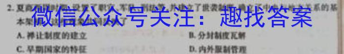 河南省2024-2023学年八年级下学期质量评估历史
