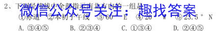 2023年山西省初中学业水平测试信息卷（二）政治1