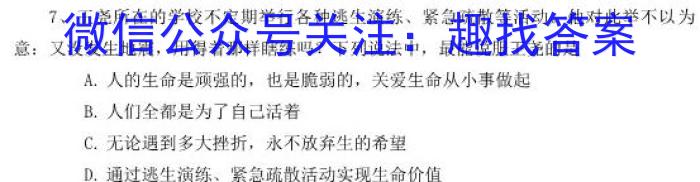全国大联考2023届高三全国第七次联考7LK·新教材老高考q地理
