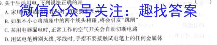 山西省2023年度初中学业水平考试模拟（摸底卷）.物理