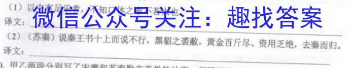 名校之约•安徽省2023年中考导向八年级学业水平测试（四）语文