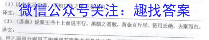 智慧上进·2022-2023学年高三年级二轮复习阶段性测试语文