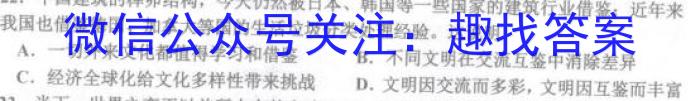 2023届普通高等学校招生全国统一考试冲刺预测·全国卷 YX-E(四)4地理.