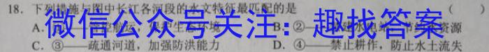 [甘肃一诊]2023年甘肃省第一次高考诊断考试地理.