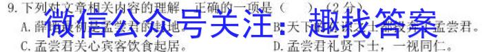 2023云南三校高考备考实用性联考卷(六)语文