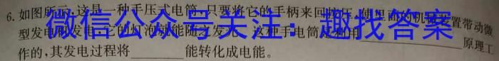 河南省2023年初中中招诊断测试卷物理`