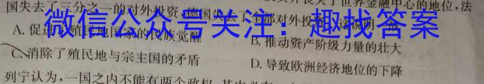 2023河南青桐鸣联考高二3月考试历史