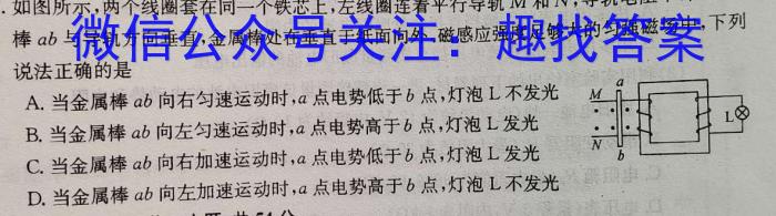 江西省2023届九年级《学业测评》分段训练（六）.物理