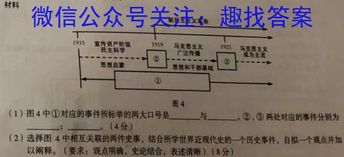 江西省2022~2023学年度八年级下学期阶段评估(一) 5L R-JX历史