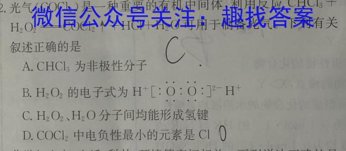 河南省新乡市长垣市2023年九年级学业水平模拟测评化学