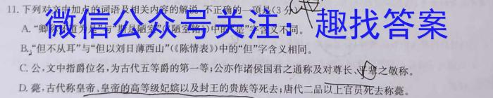 河南省漯河市临颍县2022-2023学年度第二学期期中考试七年级语文