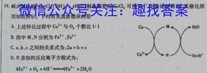 2023届百万大联考高三年级3月联考（911C）化学