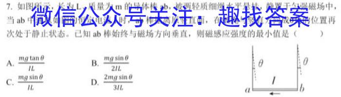 河南省2023年春期高中一年级期中质量评估f物理