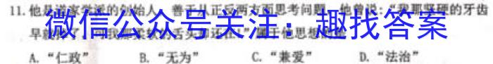 ［广西一模］2023年广西省高三年级第一次模拟考试历史试卷
