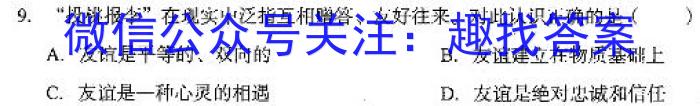 2023学年普通高等学校统一模拟招生考试新未来3月高三联考地理.