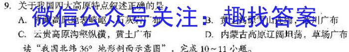2023年湖南大联考高三年级4月联考（478C·HUN）q地理