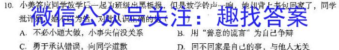 湖南省部分学校2023年4月高三模拟考试政治1