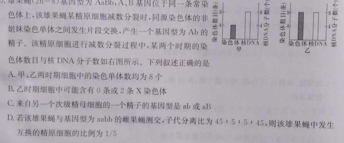 学普试卷·2023届高三第十次(模拟版)生物