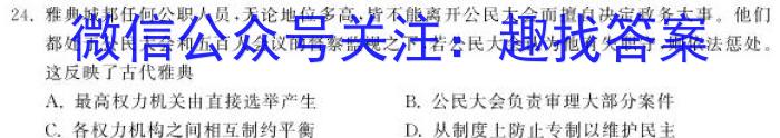 山西省2022~2023学年度七年级下学期期中综合评估 6L历史