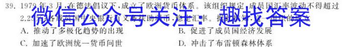 2023年普通高等学校招生全国统一考试仿真模拟卷(二)历史