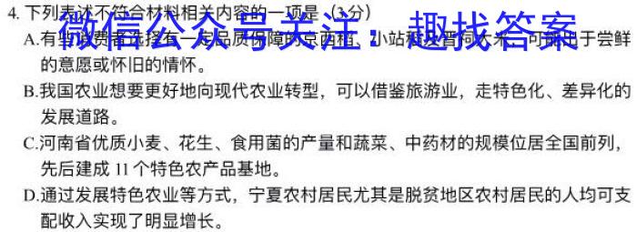 山西省晋中市介休市2022-2023学年第二学期八年级期中质量评估试题（卷）语文