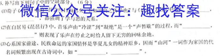 2024~2023学年核心突破XGK(二十二)语文