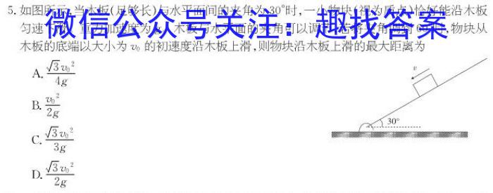 2023届全国普通高等学校招生统一考试(新高考) JY高三模拟卷(六)f物理