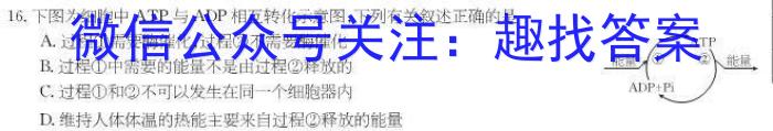 河南省新乡市2023年九年级学业水平模拟测评生物试卷答案