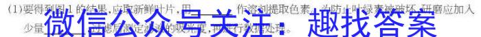 高陵一中2022-2023学年度第二学期高二第一次质量检测生物