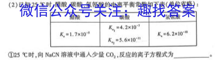 安徽省2023年含山县九年级教学质量检测试卷化学