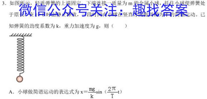 安徽省2022-2023学年九年级下学期双减作业调研考试物理`