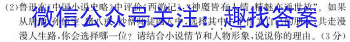 2023年普通高等学校招生统一考试青桐鸣高三4月大联考语文