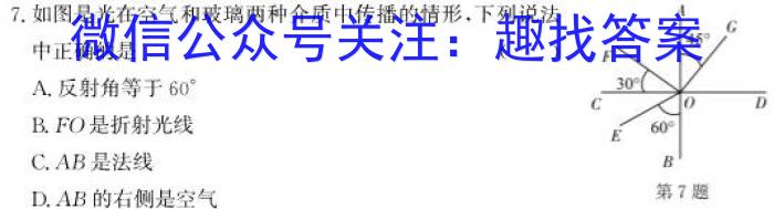 2023年普通高校招生考试精准预测卷(一)物理`