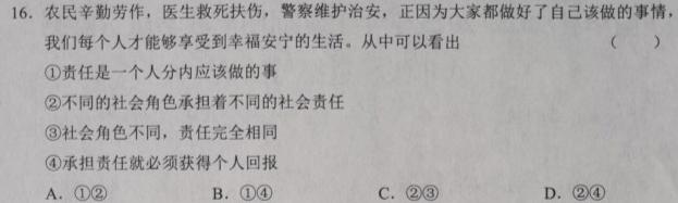 2023年商洛市第二次高考模拟检测试卷(23-390C).地理