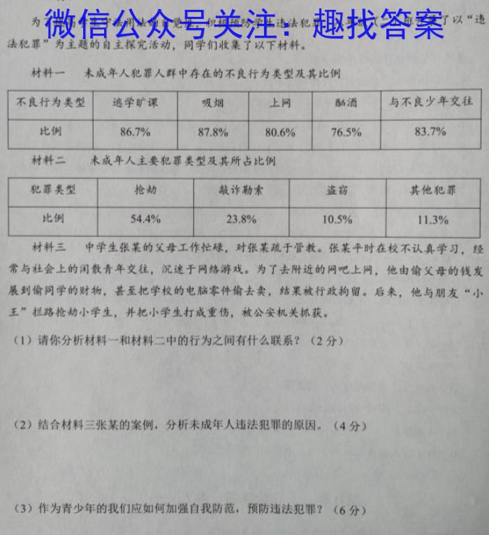 2023高考名校导航冲刺金卷(五)政治~
