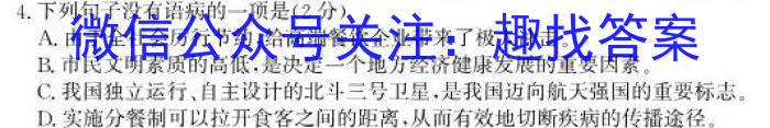 四川省成都七中高2023届高三二诊模拟考试语文