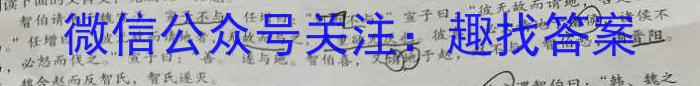 湖南省三湘名校教育联盟2023届高三3月大联考语文