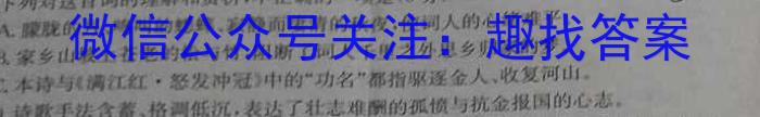 江西省2023届九年级江西中考总复习模拟卷（一）语文