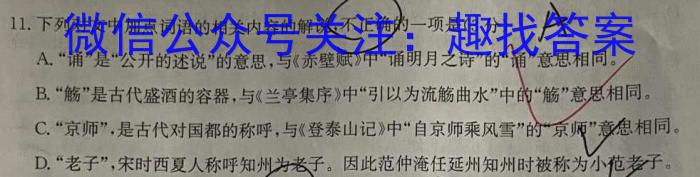 山西省2025届七年级阶段评估【R-PGZX F SHX（六）】语文