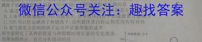 2023年安徽省示范高中皖北协作区第25届高三联考(23-300C)生物