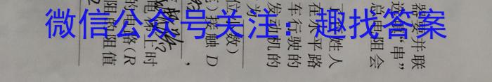 师大名师金卷2023年陕西省初中学业水平考试（一）l物理