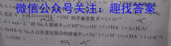山东省2023年普通高等学校招生全国统一考试测评试题(一)化学