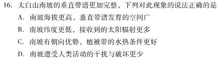 2023年陕西省初中学业水平考试全真预测试卷A版.地理