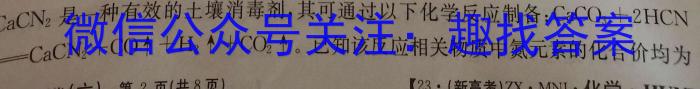 2023年湖南省普通高中学业水平合格性考试仿真试卷(专家版一)化学