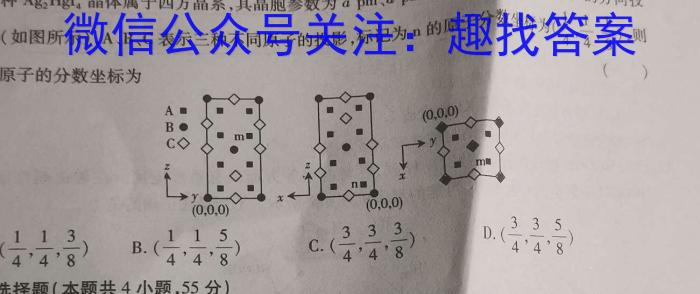 ［齐齐哈尔一模］齐齐哈尔市2023届高三第模拟考试化学