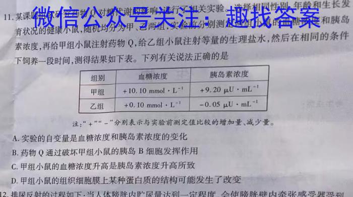 2022-2023学年河北省高二年级下学期3月联考(23-337B)生物