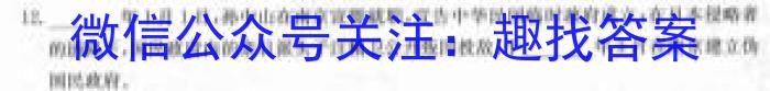 佩佩教育·2023年普通高校统一招生考试 湖南四大名校名师团队模拟冲刺卷(2)历史