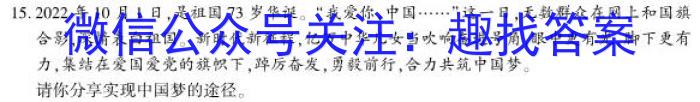 【陕西】陕西省西安市2023届高三年级3月联考政治1